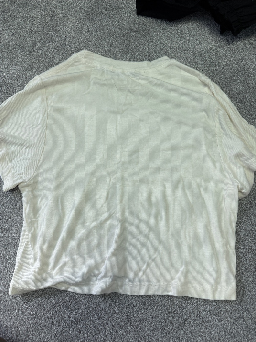 SET Active Cream Short-Sleeve Ribbed Tee - Picture 4 of 4